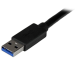 StarTech.com Adaptador Tarjeta de Video Externa USB 3.0 a HDMI con Hub USB 1 Puerto - Cable - 1080p