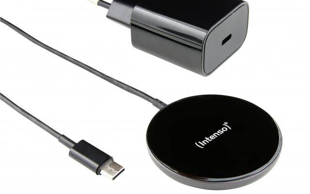 Image of Intenso MB1 Smartphone Black USB Wireless charging Fast charging...