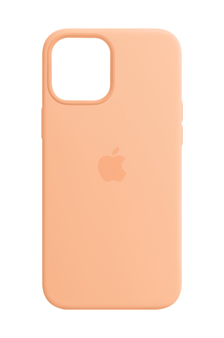 APPLE  iPhone 12 Pro Max Silicone Case with MagSafe - Cantaloupe