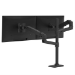 Ergotron LX Series LX Dual Stacking Arm, Tall Pole, Matte Black 40" Desk