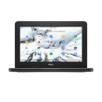 DELL Chromebook 3100 29.5 cm (11.6") HD Intel® Celeron® N N4020 4 GB LPDDR4-SDRAM 32 GB eMMC Wi-Fi 5 (802.11ac) ChromeOS Black