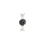 Leviton 4710 socket-outlet NEMA L5-15R Black