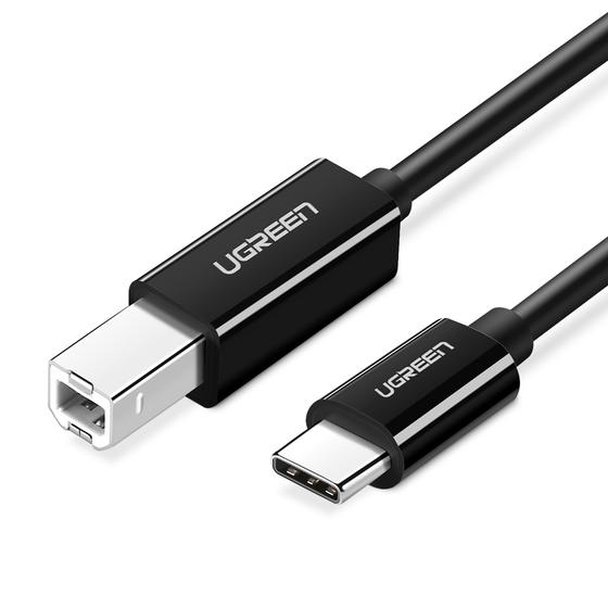 50446 UGREEN USB-C to USB-B 2.0 Printer cable 2m - Black