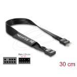 DeLOCK 86052 parallel cable Black 0.3 m