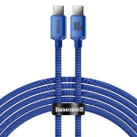 Baseus EU Product - Crystal Shine USB-C to USB-C Charging cable 100W  2m - Blue