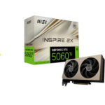 MSI nVidia GeForce RTX™ 5060 Ti 16G INSPIRE 2X OC, Boost: 2482 MHz, CUDA 8960 Units, 16GB GDDR7, HDMI™ x 1 (emabargo)