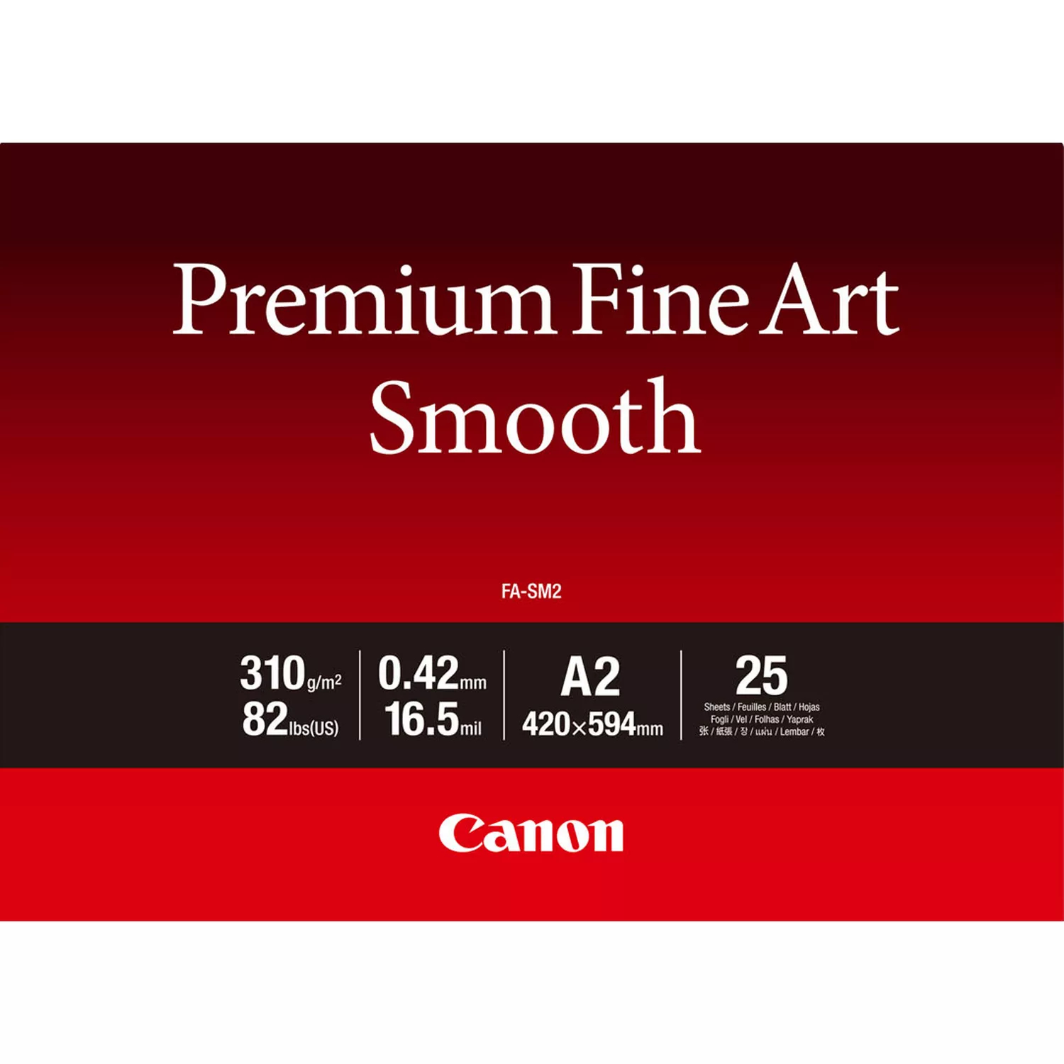 Image of Canon FA-SM2 photo paper A2 White Smooth