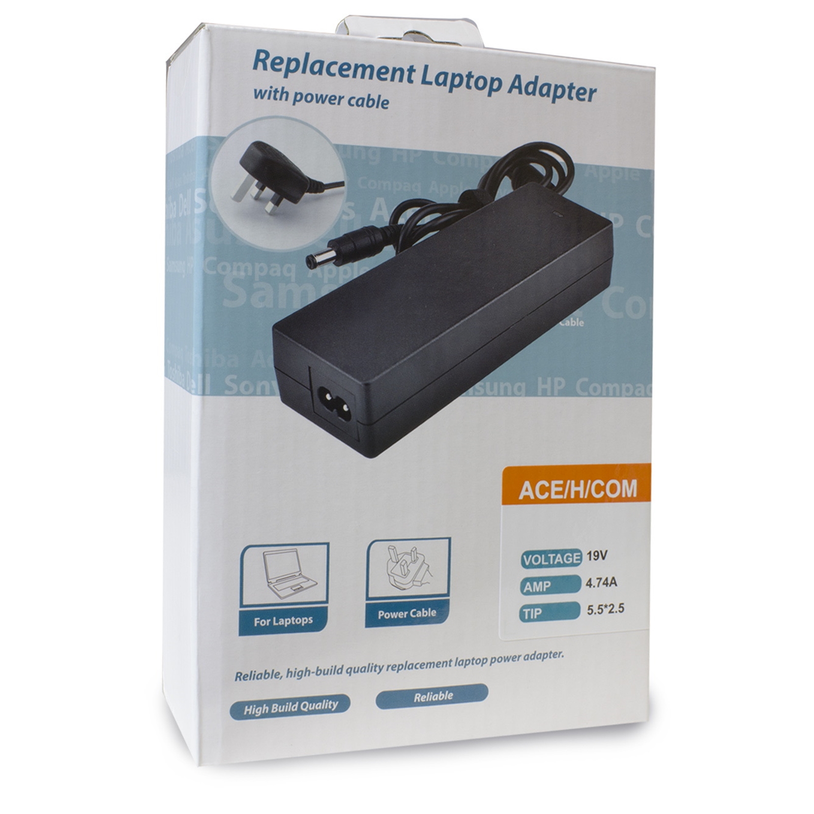 Image of TARGET Acer, HP & Compaq Compatible Laptop AC Charger Adapter, 19V...