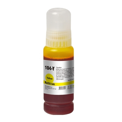 Image of InkLab E104Y printer ink refill