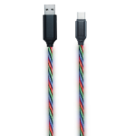 2GO 797146 USB-kabel 1 m USB B USB C Meerkleurig