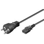 Microconnect PE120418R power cable Black 1.8 m Power plug type K C13 coupler