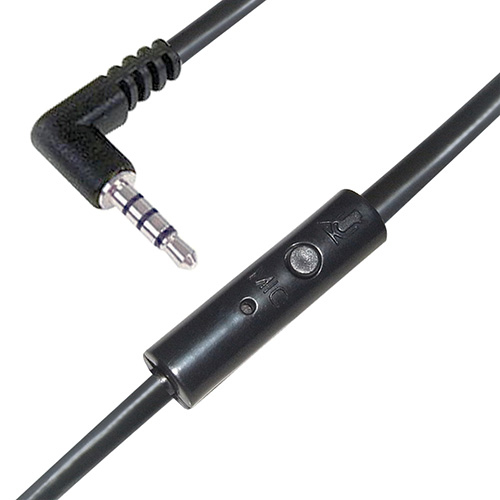 connektgear HP531 Stereo Mobile On-Ear Headset with In-Line Mic and Controller - Black/Red