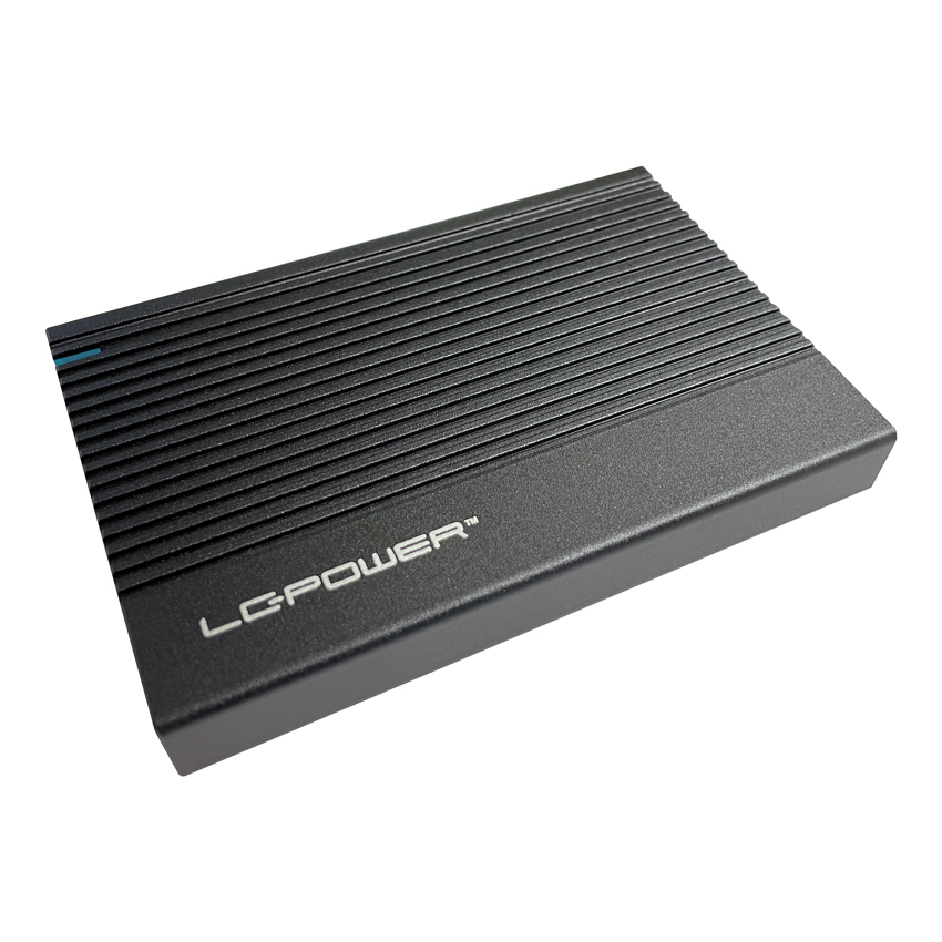 LC-Power LC-25U3-C Hölje för lagringsenheter HDD- / SSD kabinett Svart 2.5"