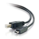 C2G 4m USB 2.0 USB Type C to USB B Cable M/M - USB C Cable Black