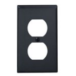 Leviton 80703-E wall plate/switch cover Black