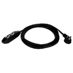 QVS PC3RX-10 power extension 118.1" (3 m) 3 AC outlet(s) Indoor Black