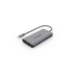 Hypertec ProDockExtreme Gen2 - Universal USB-C Dock with HDMI; DisplayPort Dual Screen; USB 3.0; Gigabit Ethernet; SD Reader; 3.5mm Audio & 100W Power Delivery