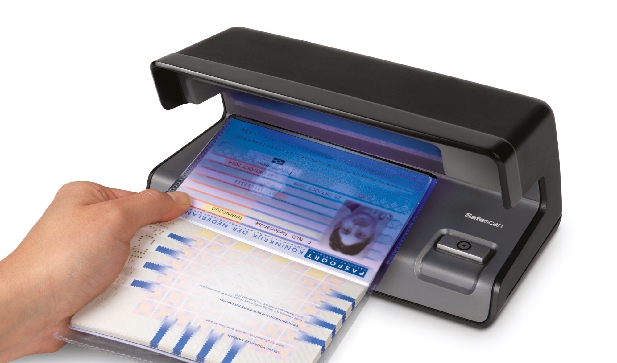 Safescan 50 UV counterfeit bill detector Black