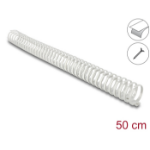 DeLOCK Cable Duct flexible self-adhesive screwable 45 x 46 mm - length 50 cm grey