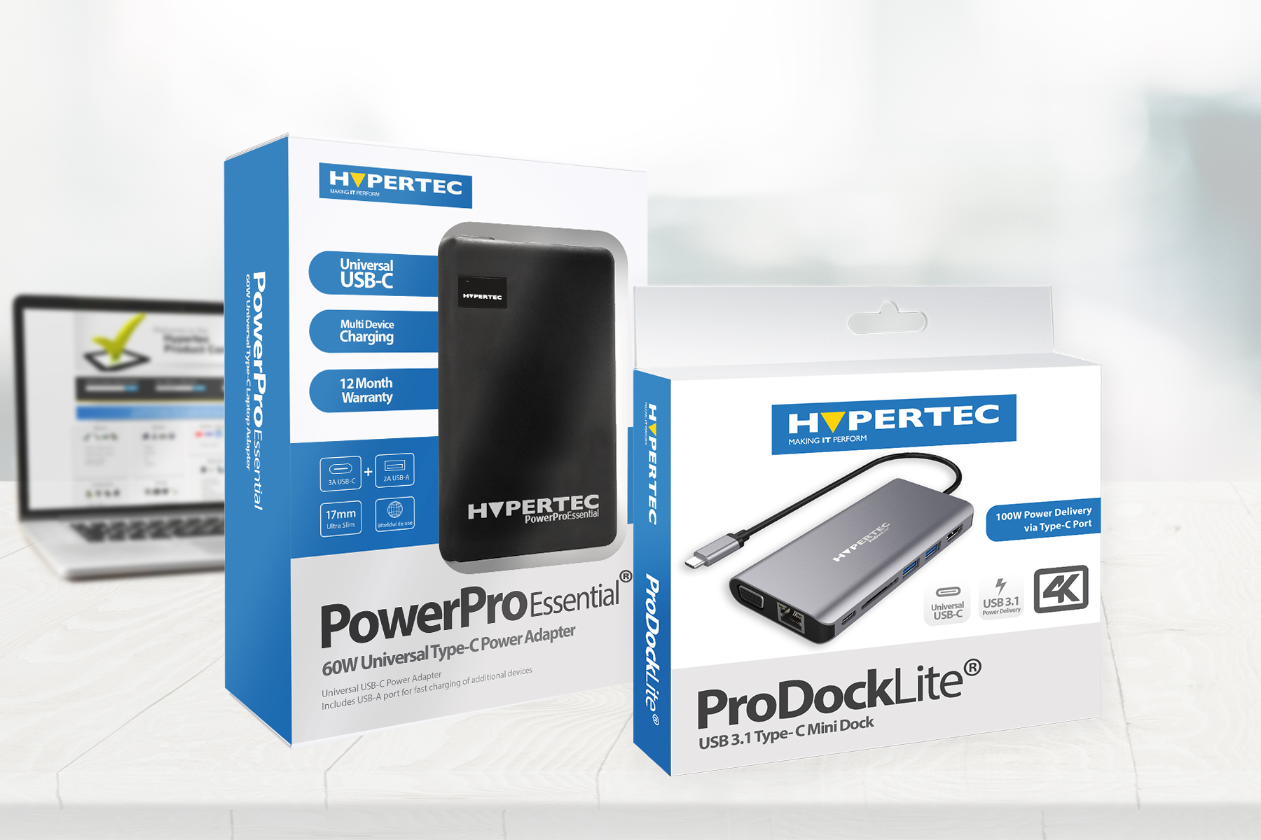 Image of Hypertec USB Type- C bundle- includes Hypertec ProDockLite Gen 2...