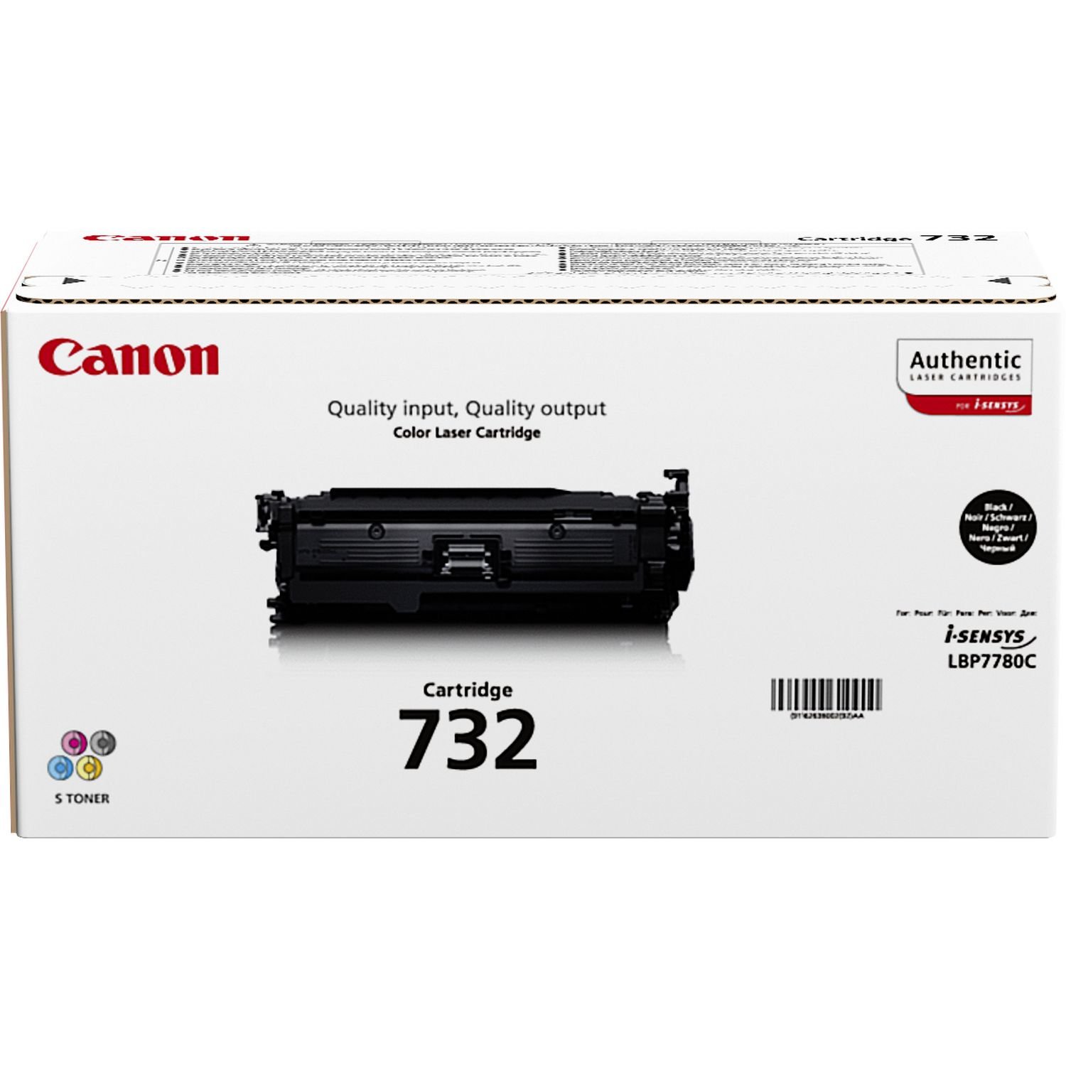 Image of Canon 6263B002/732BK Toner cartridge black, 6.1K pages for Canon...