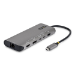 StarTech.com USB4 Multiport Adapter, Driverless Dual-4K for macOS and Windows, 140W Power Delivery Charging, 3-Port 10Gbps Hub, 2.5GbE, Mini Dock