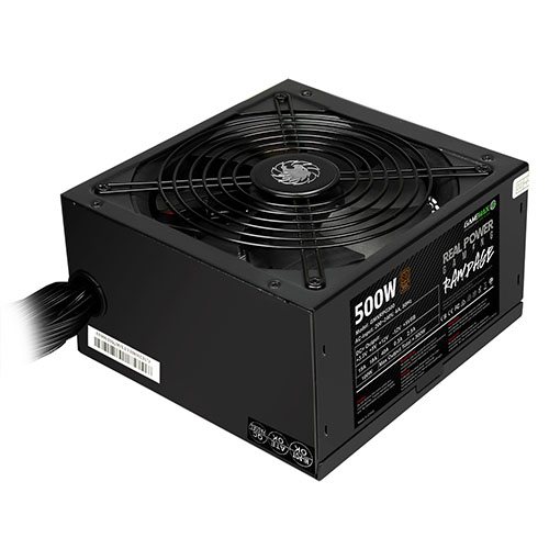 Image of GAMEMAX 500W RPG Rampage PSU Fully Wired 80+ Bronze Flat Black...