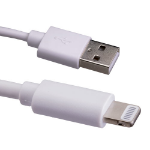 Cablenet 2m USB 2.0 Type A Male - Lightning MFI 8Pin Male Cable White