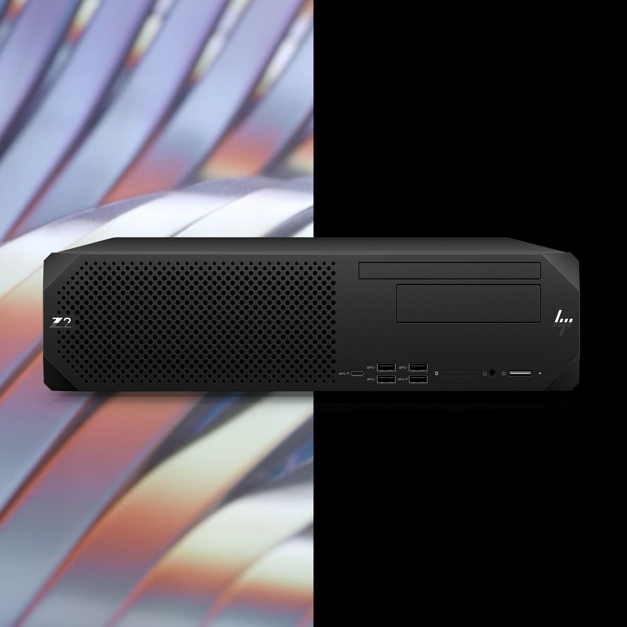 HP Z2 G9 Intel® Core i7 i7-14700 16 GB DDR5-SDRAM 1 TB SSD NVIDIA T400 Windows 11 Pro SFF Workstation Black