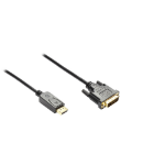 Alcasa DP - DVI-D 5m DisplayPort Black