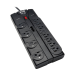 Tripp Lite TLP1208TEL surge protector Black 12 AC outlet(s) 120 V 94.5" (2.4 m)