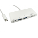 Cables Direct USB3C-HUB2CR-WPD USB 3.2 Gen 1 (3.1 Gen 1) Type-C White