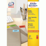 Avery Coloured Labels, Red, 105 x 148 mm