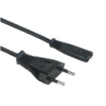 Schwaiger NLE7280 533 electriciteitssnoer Zwart 1,5 m