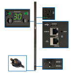 Tripp Lite PDUNVR30LX power distribution unit (PDU) 24 AC outlet(s) 0U Black