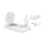 4smarts 541368 mobile device charger Headphones, Smartphone, Smartwatch White AC Wireless charging Fast charging Indoor