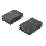 StarTech.com UPOESPLT1G network extender Network transmitter & receiver Black, Brown
