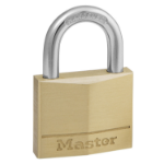 MASTER LOCK Hangslot met 40 mm breed huis van massief messing