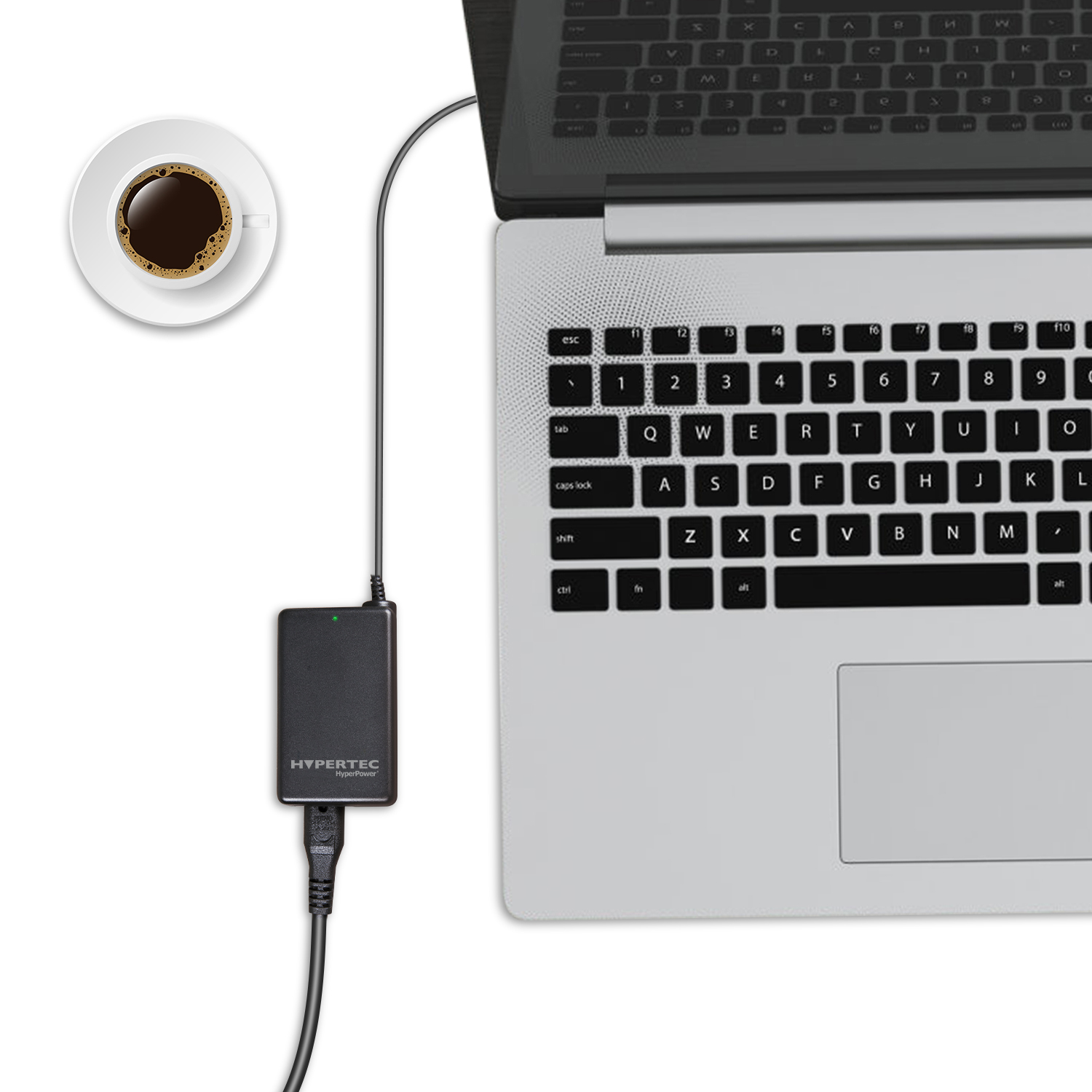 65W USB-C Laptop Charger / Power Adapter. Type-C universal alternative to Dell; Lenovo & HP. UK Power Cable; 100 - 240 V; 50 / 60 Hz; 65 W thumbnail
