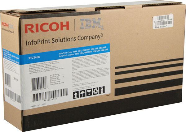 Image of IBM 39V2438 Toner-kit cyan return program, 6K pages/5% for IBM...