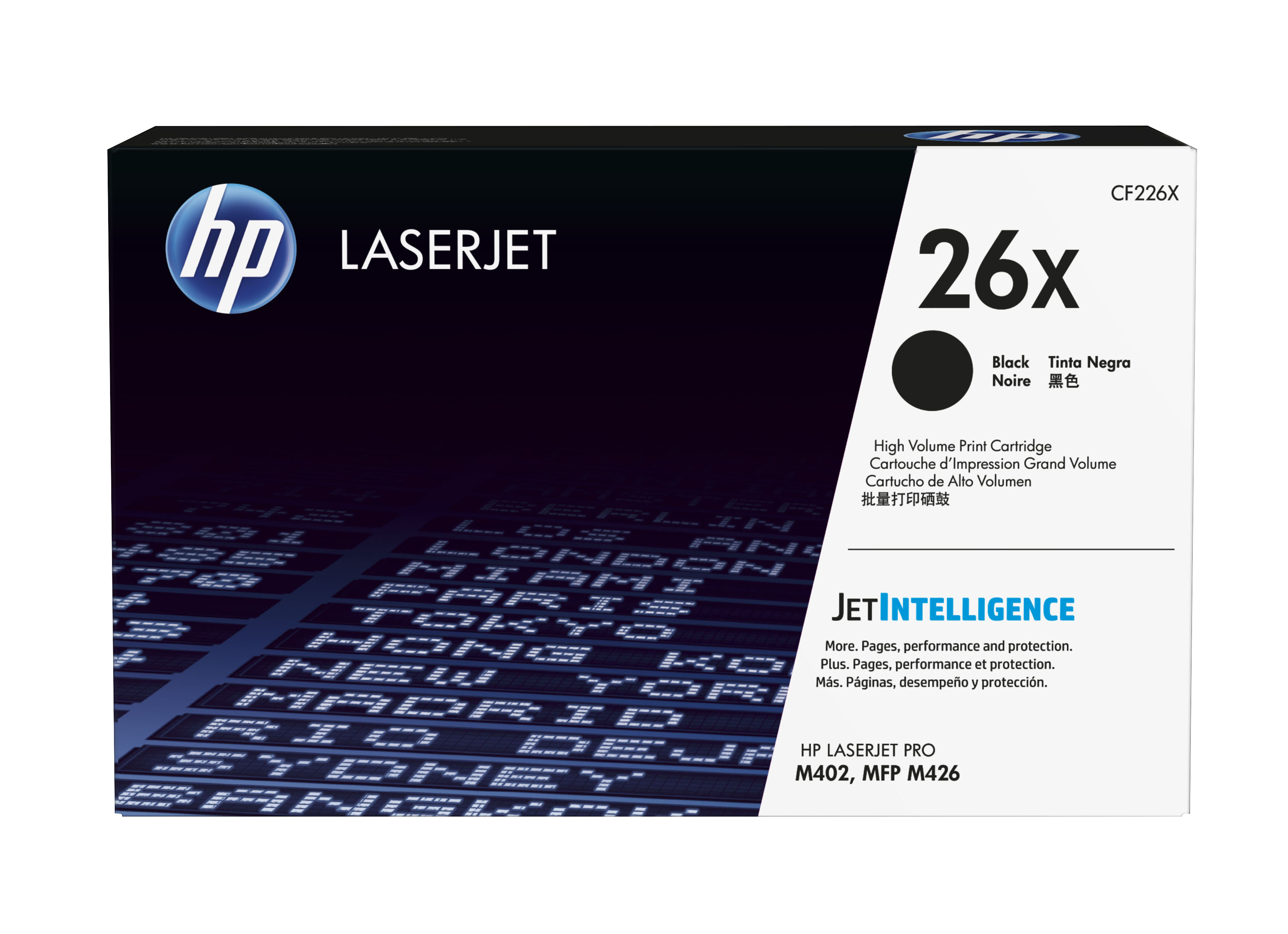 Image of HP CF226X/26X Toner cartridge high-capacity, 9K pages ISO/IEC...