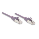 Intellinet Cat5e, 0.45m networking cable Purple 17.7" (0.45 m) U/UTP (UTP)