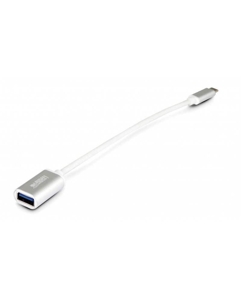 Image of Urban Factory AUU01UF USB cable USB C USB A Grey, White