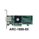 Areca Raid Controller ARC-1886-8X 8-Port Tri Mode PCIe 4.0 x8 2x SFF 8644 - Raid controller - PCI-Express