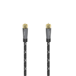Hama 00205079 coaxial cable 5 m F Black, Grey