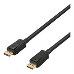 Deltaco DP-4200 DisplayPort-kabel 20 m Svart