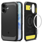 Spigen Rugged Armor (MagFit) iPhone 17 Case Matte Black