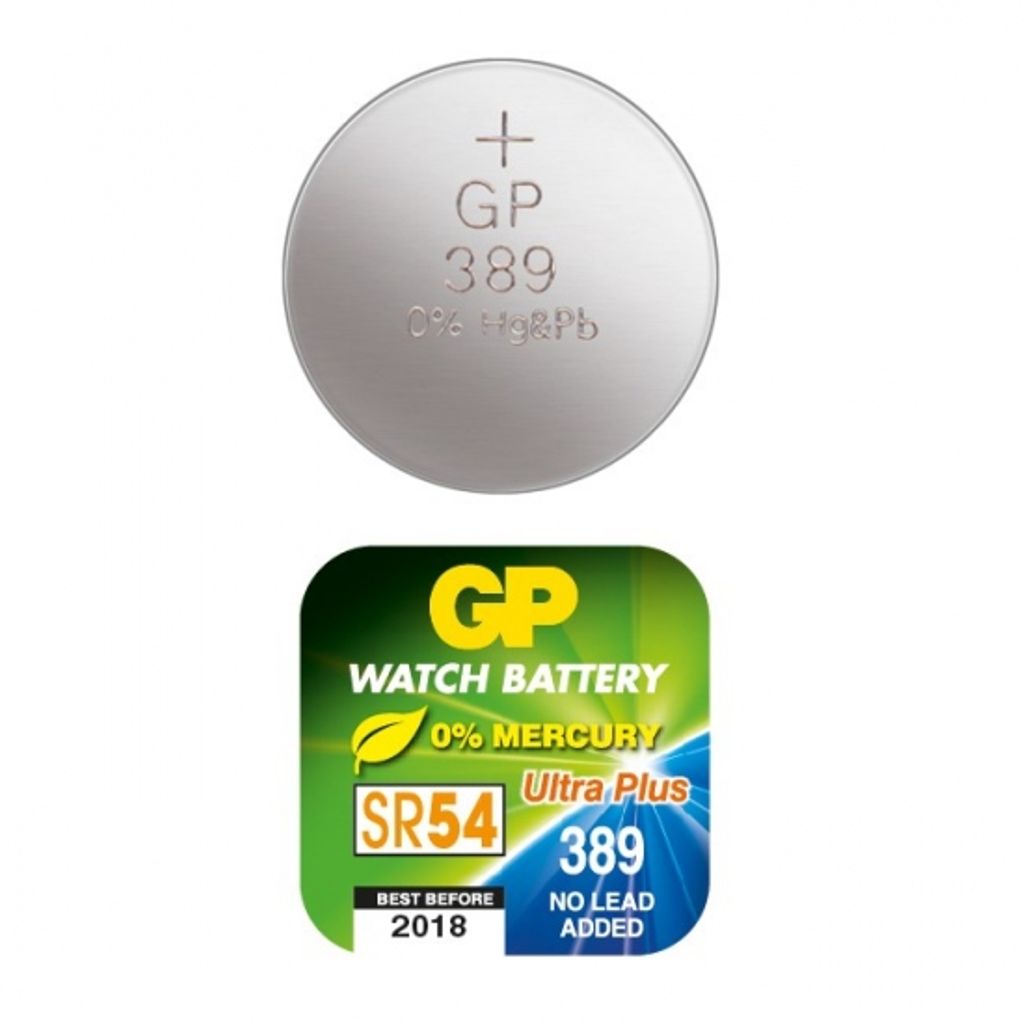 EU Product - 389 / 390 / AG10 / LR54 / LR1130 Silveroxid GP Ultra Plus thumbnail