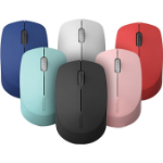 RAPOO M100 2.4GHz & Bluetooth 3 / 4 Quiet Click Wireless Mouse Blue -  1300dpi Connects up to 3 Devices, 9 months Battery Life