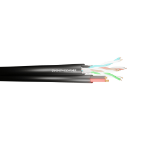 Securi-Flex SFX/C5-UTP-2C-0.5-PE-BLK-100 networking cable Black 100 m Cat5 U/UTP (UTP)